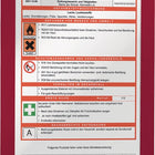 Cadre magnétique DURABLE DIN A4 rouge (9000492410)