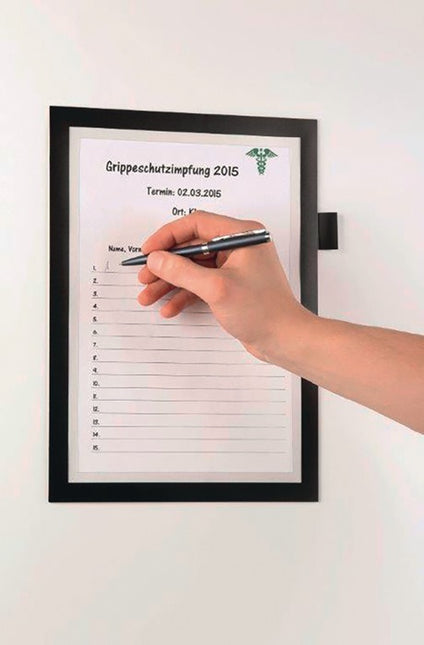 Cadre magnétique DURABLE DIN A4 noir (9000492423)