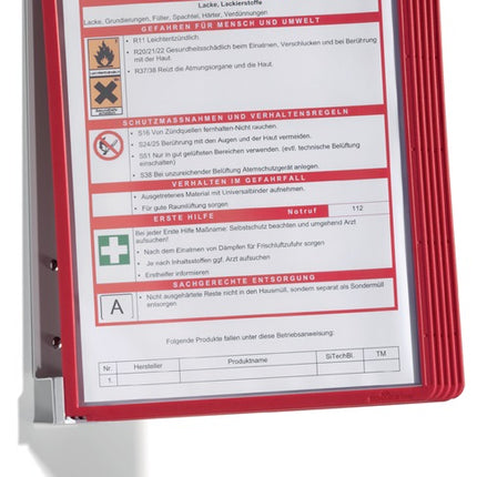 Support mural DURABLE 5 panneaux d'affichage (9000492450)