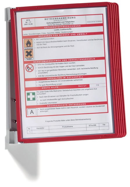 Support mural DURABLE 5 panneaux d'affichage (9000492450)