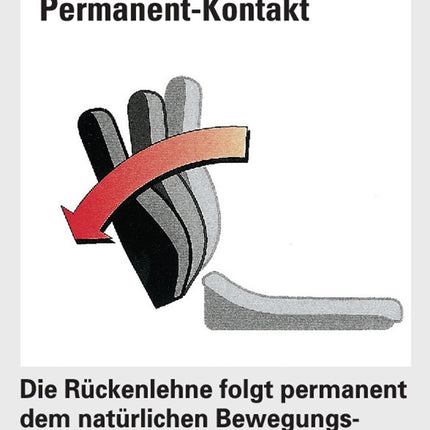 Siège de bureau pivotant TOPSTAR avec contact permanent (9103482791)