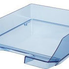 Corbeille à courrier HAN HAN KLASSIK DIN A4 DIN C4 polystyrène couleur : bleu transparent (9199107227)