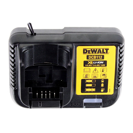 DeWalt DCB 112 XR Li-Ion Chargeur pour Batteries de 10,8 / 14,4 / 18 Volts