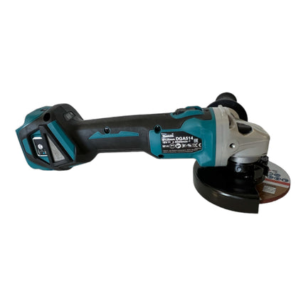 Makita DGA 514 ZJU1 Meuleuse d'angle sans fil 18 V 125 mm Brushless + Makpac - sans batterie, sans chargeur