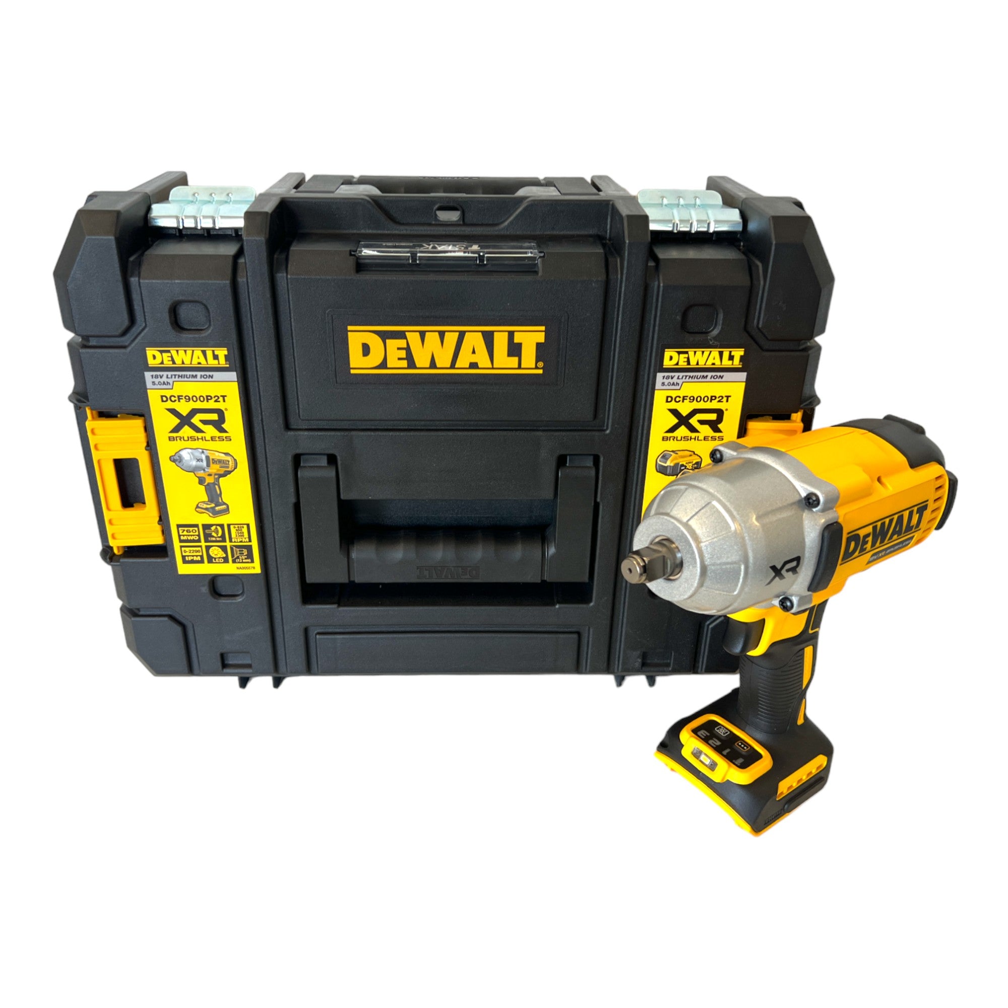 DeWalt DCF 900 NT Akku Schlagschrauber 18 V 1396 Nm 1 2 TSTAK ohne Akku ohne Ladegeraet 0 - toolbrothers