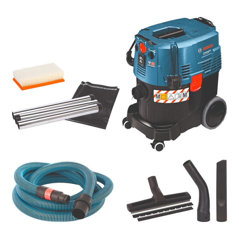 Bosch GAS 35 M AFC Professional Aspirateur industriel 1200 W 35 l ( 06019C3100 ) Classe de poussière M