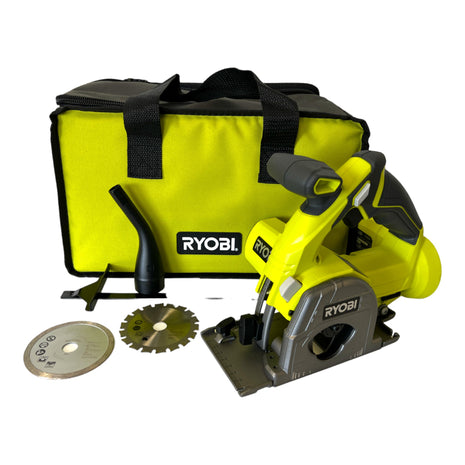 Sierra multimaterial a batería RYOBI R18MMS-0 18 V 85 mm + bolsa blanda (5133004515) - sin batería, sin cargador