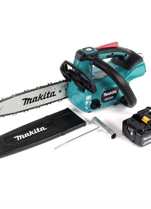 Makita DUC 254 G1 Akku Kettensäge 18 V 25 cm Brushless + 1x Akku 6,0 Ah - ohne Ladegerät - Toolbrothers