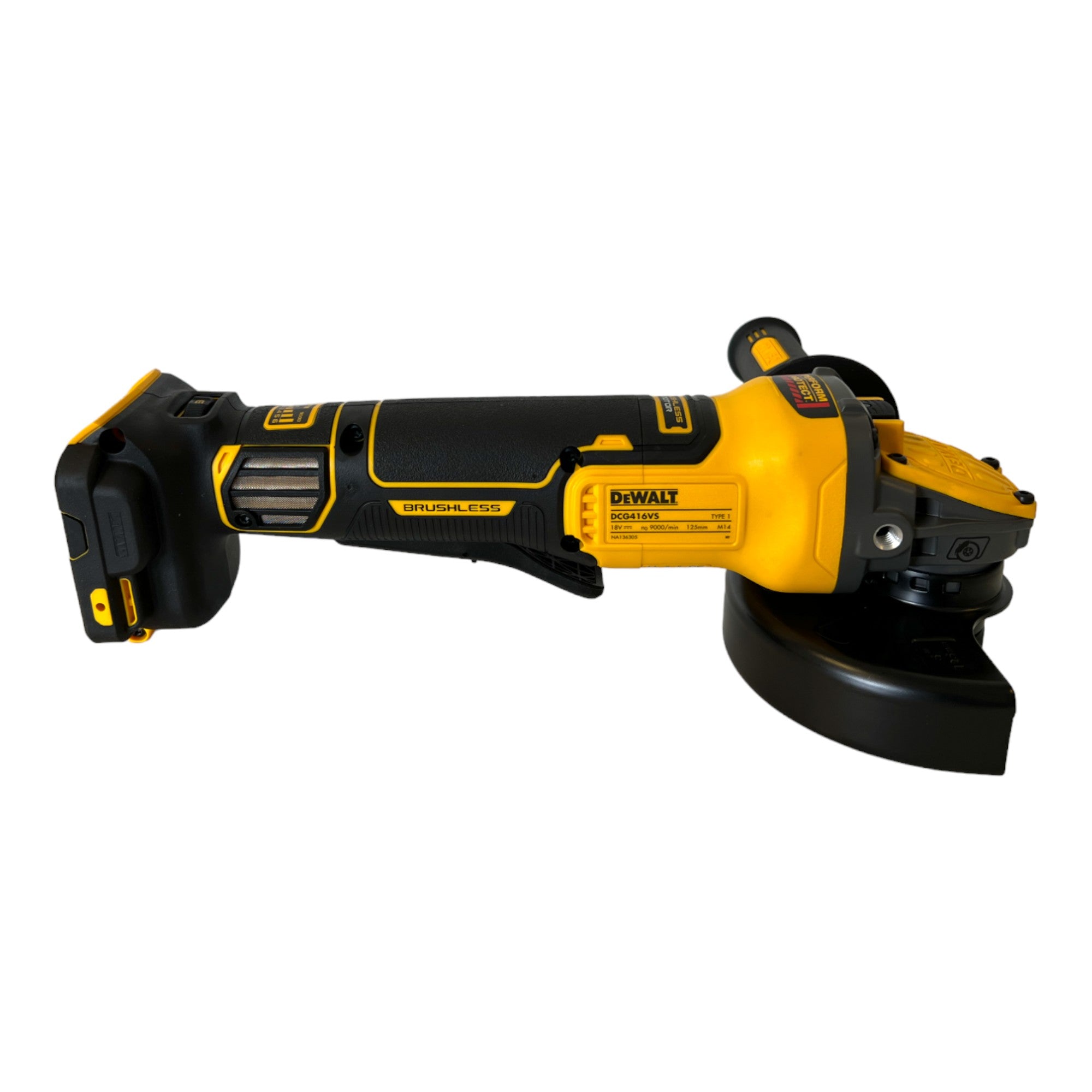 DeWalt DCG 416 VS N Akku Winkelschleifer 18 V 125 mm Brushless Solo ohne Akku ohne Ladegeraet 4 - toolbrothers