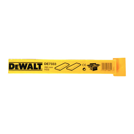 DeWalt DE 7333 Couteau à raboter HSS 260 mm ( 2 pcs. ) fr D27300