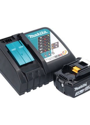 Makita DHR 243 RF1J B Marteau combiné sans fil 18 V 2,0 J SDS-Plus noir + 1x batterie 3,0 Ah + chargeur + mandrin à serrage rapide + Makpac