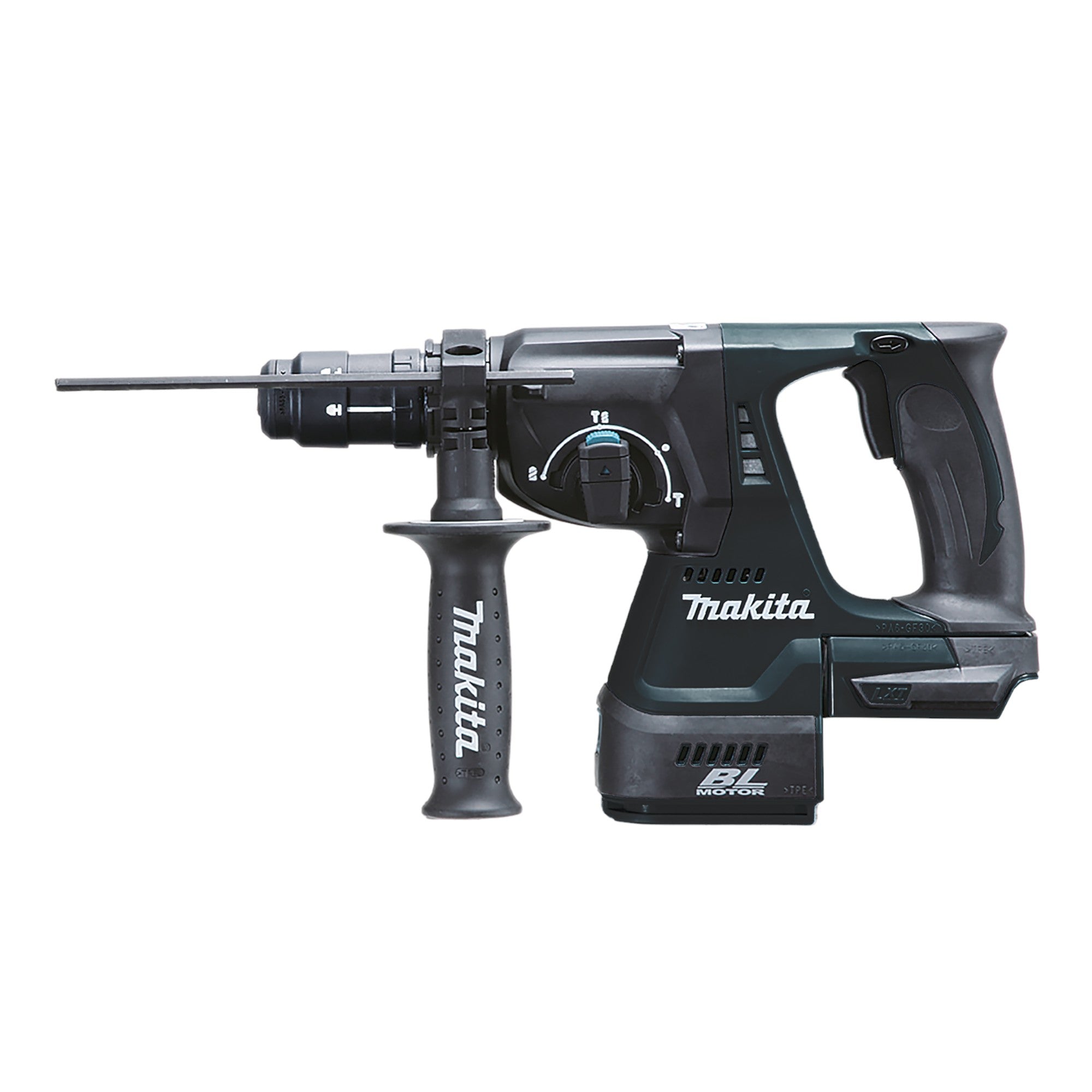 Makita DHR 243 RMJ B Akku Kombihammer 18 V 2 0 J SDS Plus schwarz 2x Akku 4 0 Ah Ladegeraet Schnellwechselfutter Makpac 2 - toolbrothers