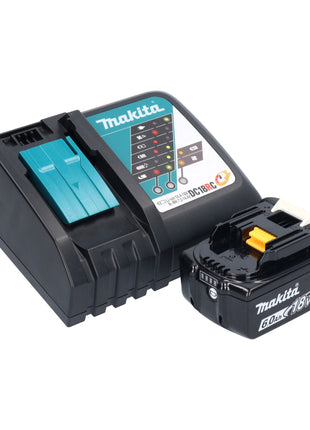 Makita DHR 243 RG1J B martillo combinado a batería 18 V 2.0 J SDS-Plus negro + 1x batería 6.0 Ah + cargador + portabrocas de cambio rápido + Makpac