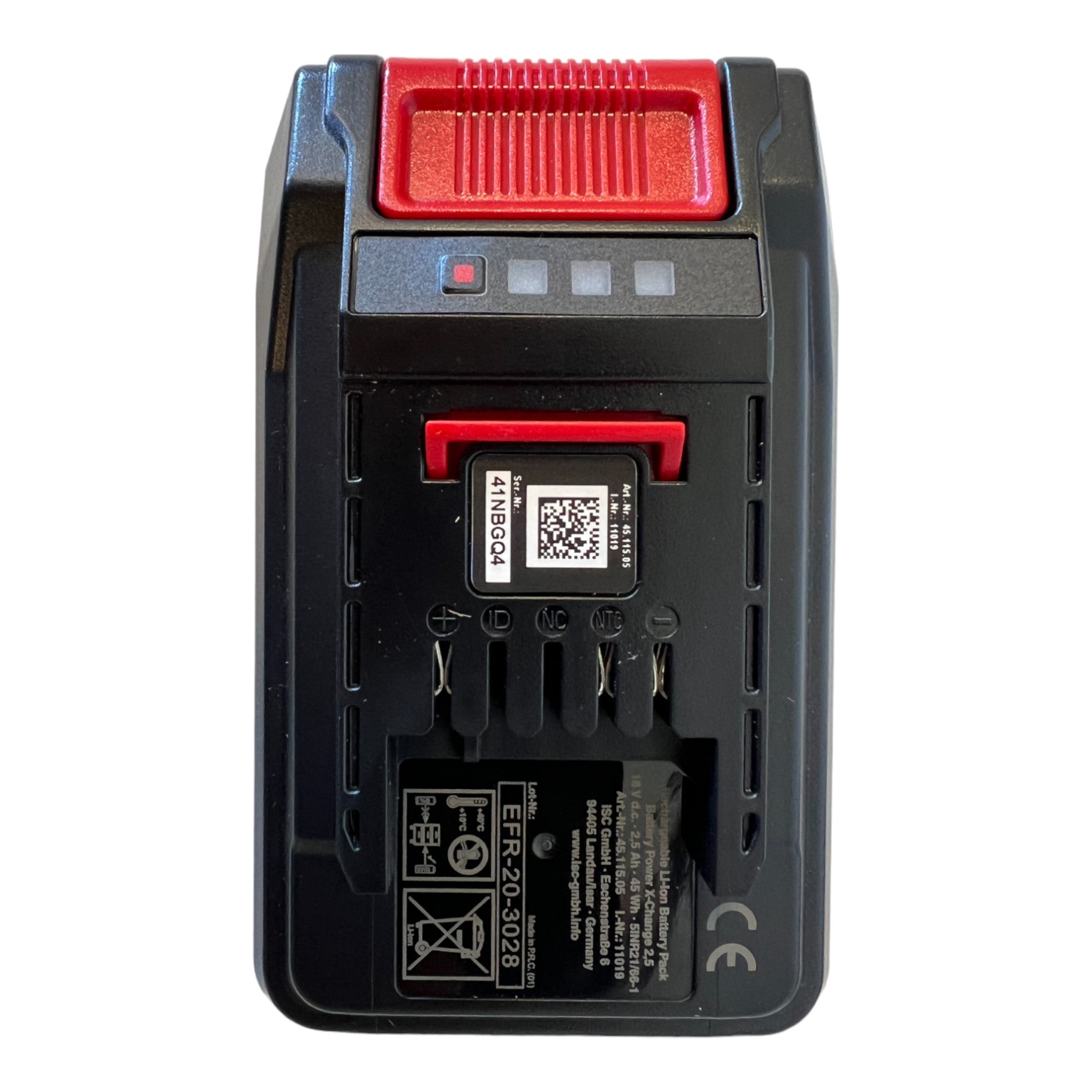 Einhell 2x 18V 2 5Ah PXC Twinpack Power X Change 4511524 18 V 2 5 Ah Li Ion mit Ladestandanzeige 2 - toolbrothers