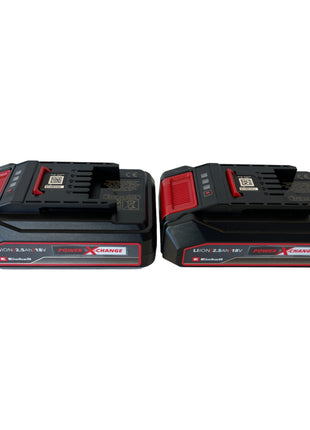 Einhell 2x 18V 2.5Ah PXC-Twinpack Power X-Change (4511524) 18V 2.5Ah Li-Ion con indicador de nivel de carga