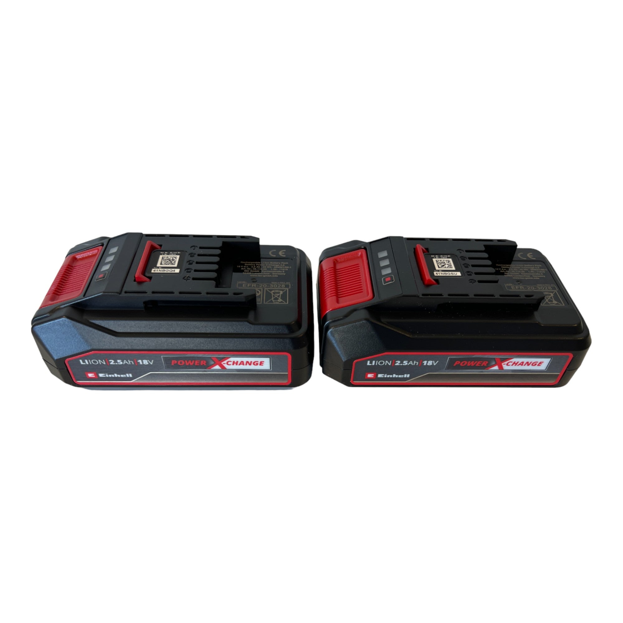 Einhell 2x 18V 2 5Ah PXC Twinpack Power X Change 4511524 18 V 2 5 Ah Li Ion mit Ladestandanzeige 4 - toolbrothers
