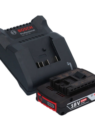 Lijadora excéntrica a batería Bosch GEX 185-LI Professional 18 V 125 mm sin escobillas + 1x batería 2,0 Ah + cargador