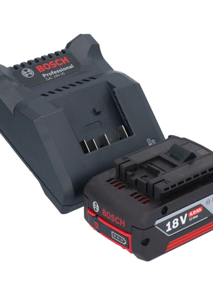 Lijadora excéntrica a batería Bosch GEX 185-LI Professional 18 V 125 mm sin escobillas + 1x batería 4,0 Ah + cargador