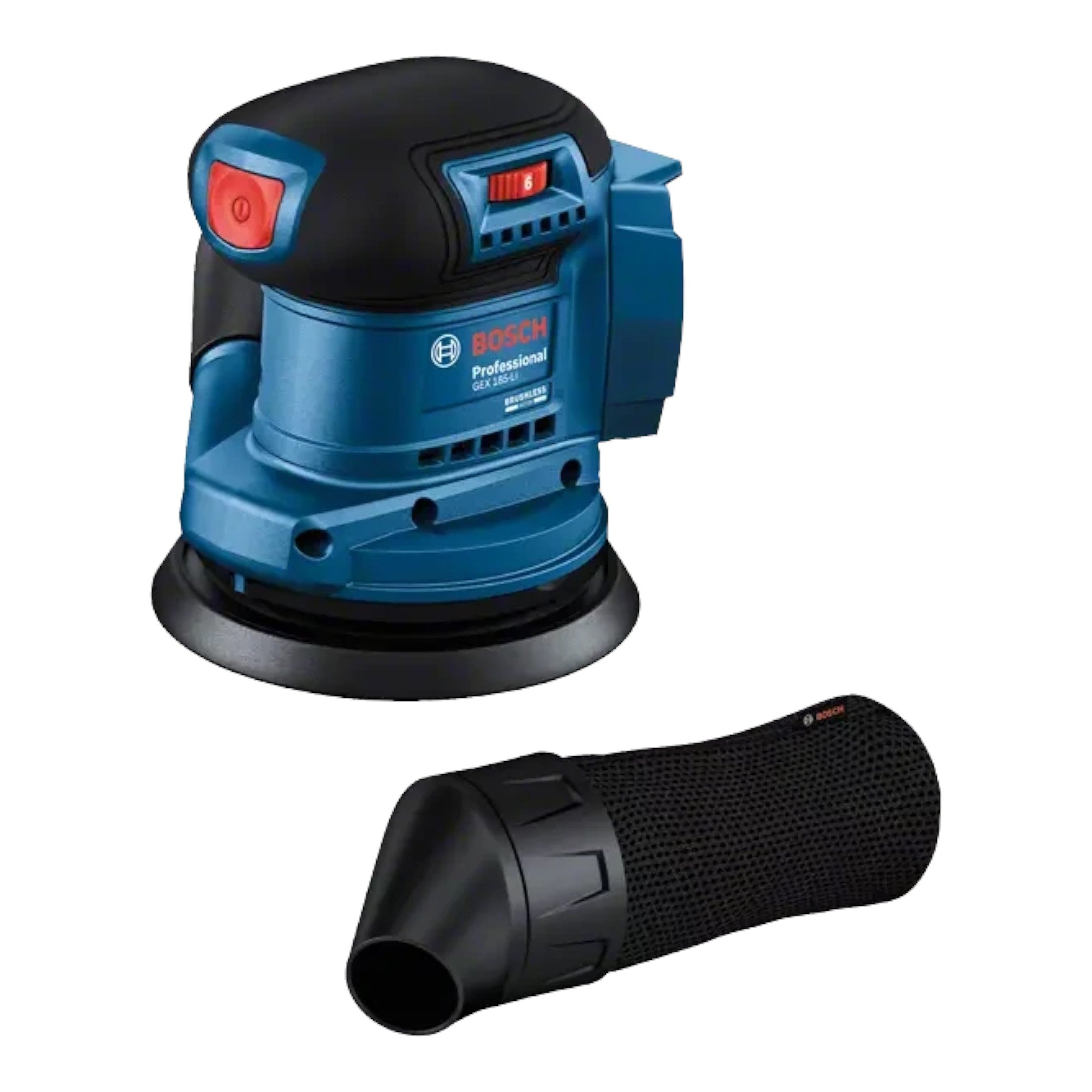 Bosch GEX 185 LI Professional Akku Exzenterschleifer 18 V 125 mm Brushless 2x Akku 4 0 Ah Ladegeraet 1 - toolbrothers