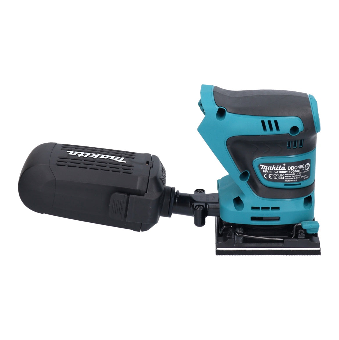 Makita DBO 480 ZJ Akku Schwingschleifer 18 V 112 x 102 mm Makpac ohne Akku ohne Ladegeraet 4 - toolbrothers