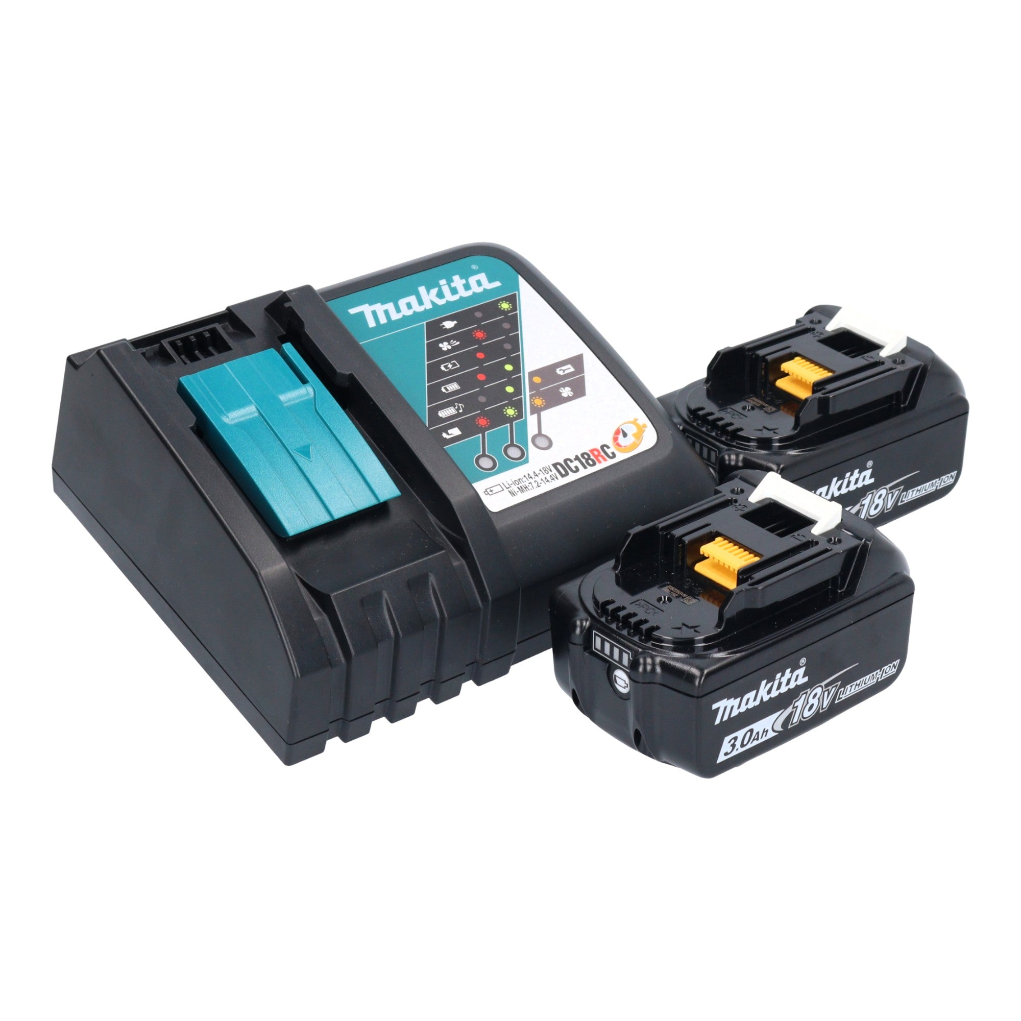 Makita DUR 191 LRFX3 Akku Rasentrimmer 18 V Brushless 2x Akku 3 0 Ah Ladegeraet 2 - toolbrothers