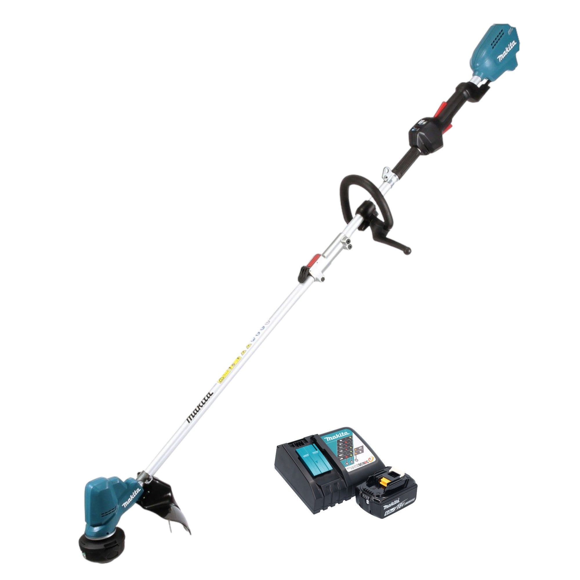 Makita DUR 191 LRG1X3 Akku Rasentrimmer 18 V Brushless 1x Akku 6 0 Ah Ladegeraet 0 - toolbrothers