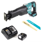 Makita DJR 187 SM1 Akku Reciprosäge 18 V Brushless Säbelsäge + 1x 4,0 Ah Akku + Ladegerät + 20x Sägeblätter - Toolbrothers