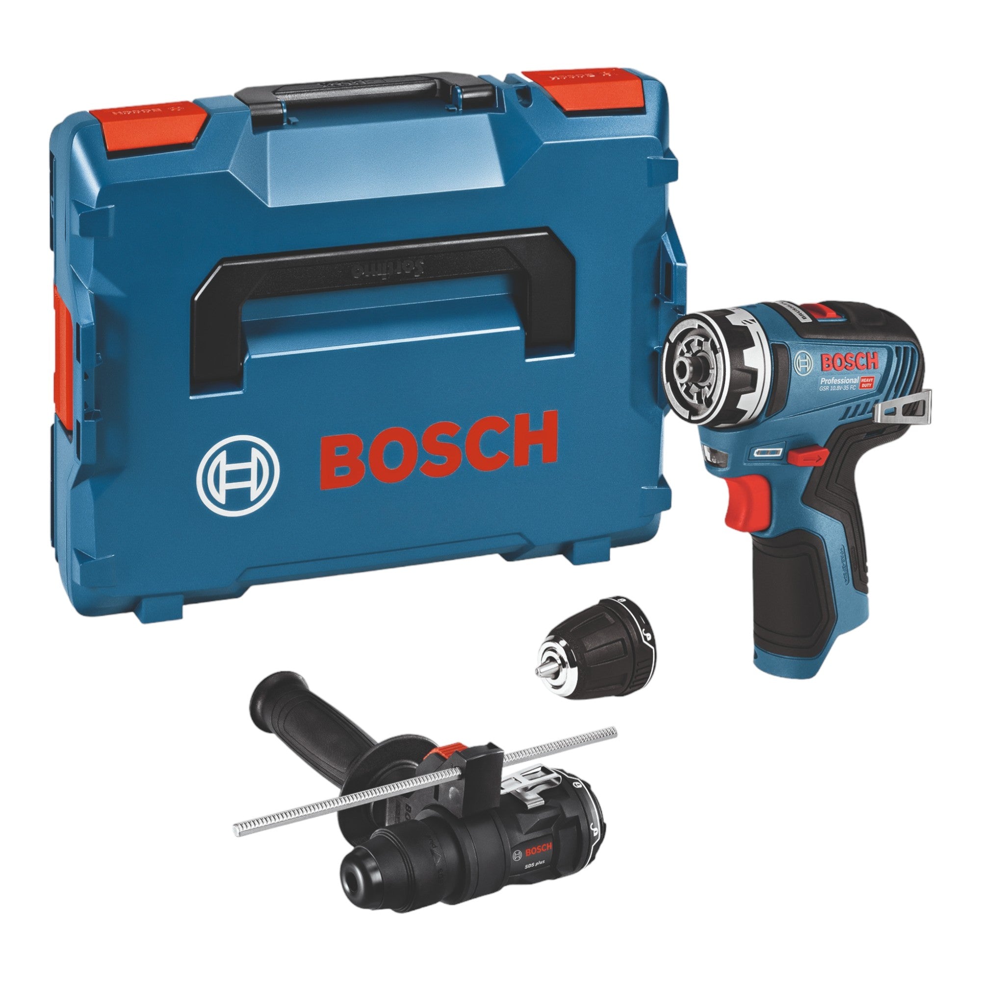 Bosch GSR 12V 35 FC Akku Bohrschrauber 12 V 35 Nm Brushless 1x Akku 6 0 Ah 2x Aufsatz L Boxx ohne Ladegeraet 1 - toolbrothers