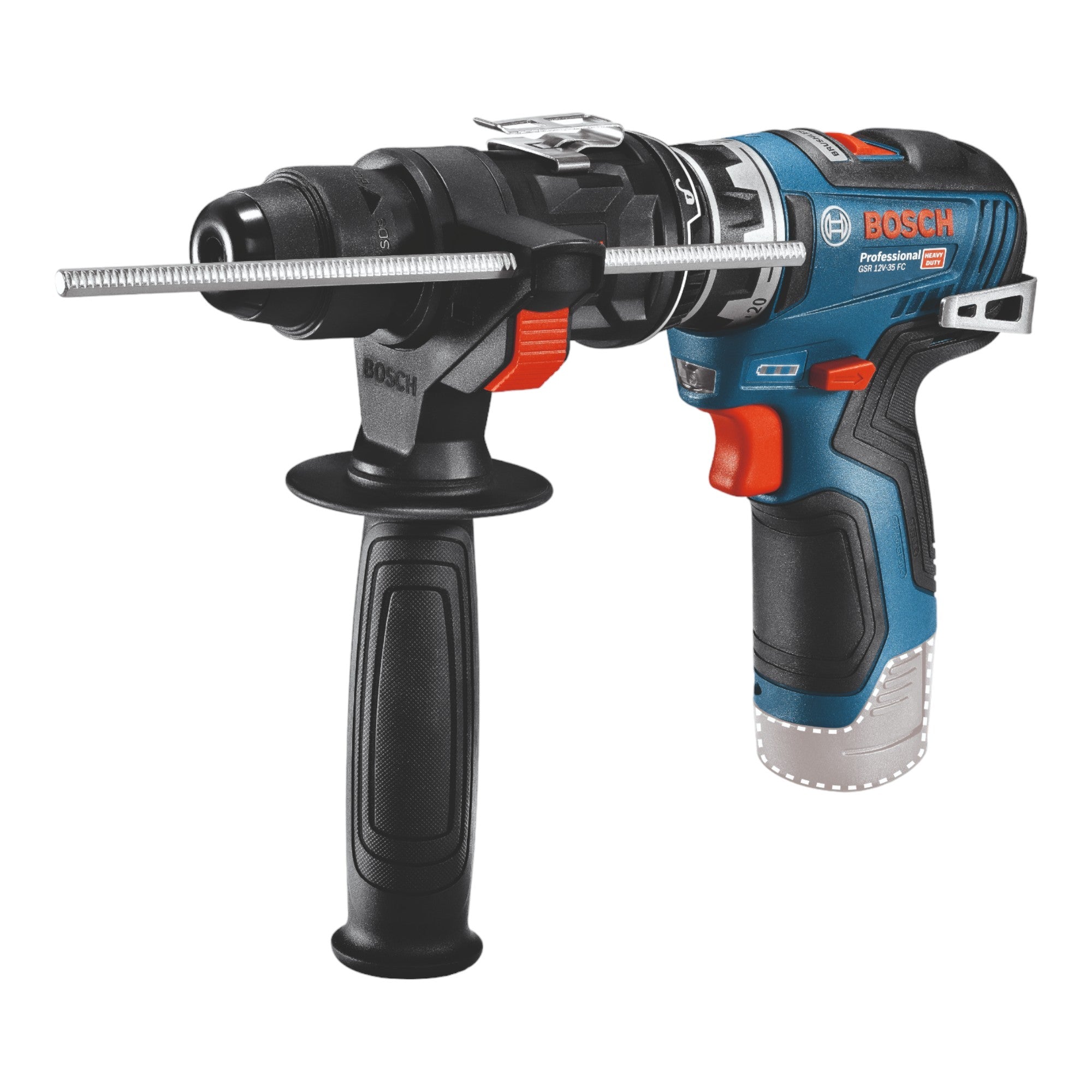 Bosch GSR 12V 35 FC Akku Bohrschrauber 12 V 35 Nm Brushless 1x Akku 6 0 Ah 2x Aufsatz L Boxx ohne Ladegeraet 2 - toolbrothers
