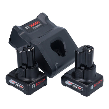 Bosch GSR 12V-35 FC Perceuse-visseuse sans fil 12 V 35 Nm Brushless + 2x batterie 6,0 Ah + chargeur + 2x embouts + L-Boxx