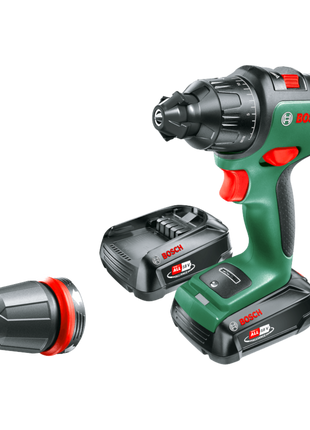 Bosch Home AdvancedImpact 18 Perceuse-visseuse à percussion sans fil 18 V 39 Nm ( 06039B5109 ) Brushless + 2x batterie 2,5 Ah + chargeur + coffret