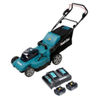 Cortacésped a batería Makita DLM 480 CF2 36 V (2x 18 V) 48 cm 62 l + 2x batería 3,0 Ah + cargador