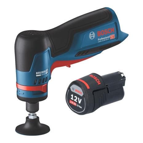 Bosch GWG 12V-50 S Smerigliatrice professionale a batteria 12 V 6 mm senza spazzole + 1x batteria ricaricabile 3,0 Ah - senza caricabatterie