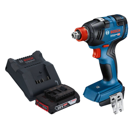 Bosch GDX 18V-200 Professional Atornillador de impacto giratorio a batería 18 V 200 Nm sin escobillas + 1x batería 2,0 Ah + cargador