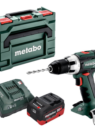 Metabo BS 18 LT akumulatorowa wiertarko-wkrętarka 18 V 60 Nm + 1x akumulator LiHD 5,5 Ah + ładowarka + metaBOX