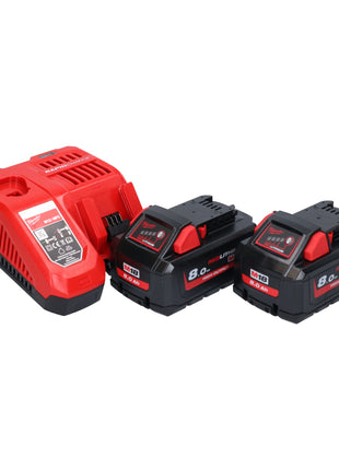 Milwaukee M18 FTHCHS30-802 Akumulatorowa pilarka łańcuchowa z uchwytem górnym 18 V 30 cm ( 4933479587 ) + 2x akumulator 8,0 Ah + ładowarka