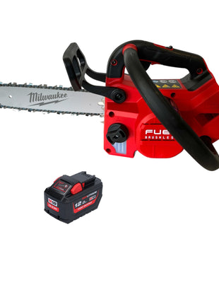 Milwaukee M18 FTHCHS30-121 Akumulatorowa pilarka łańcuchowa z uchwytem górnym 18 V 30 cm + 1x akumulator 12,0 Ah - bez ładowarki