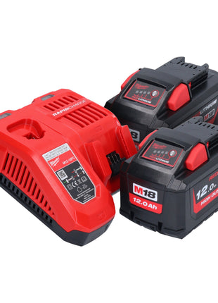 Milwaukee M18 FTHCHS30-122 Akumulatorowa pilarka łańcuchowa z uchwytem górnym 18 V 30 cm + 2x akumulator 12,0 Ah + ładowarka