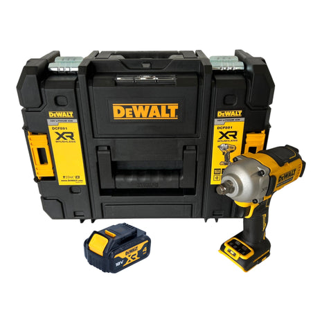 DeWalt DCF 891 NT Clé à choc 18 V 1084 Nm 1/2'' Brushless + 1x batterie 4,0 Ah + TSTAK - sans chargeur