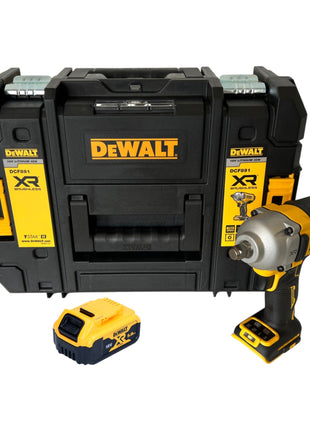 DeWalt DCF 891 NT Clé à choc 18 V 1084 Nm 1/2'' Brushless + 1x batterie 5,0 Ah + TSTAK - sans chargeur