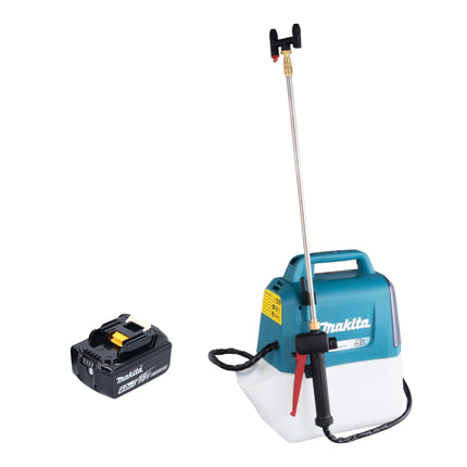 Makita DUS 054 G Pulvérisateur à pression sur batterie 18 V 5,0 l 3,0 bar + 1x batterie 6,0 Ah - sans chargeur