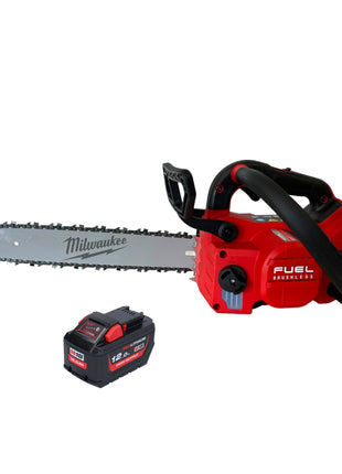 Motosierra con mango superior a batería Milwaukee M18 FTCHS35-112 35 cm + 1x batería 12,0 Ah - sin cargador