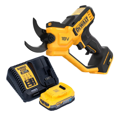 DeWalt DCMPP 568 E1 Akku Astschere 18 V 38 mm + 1x Powerstack Akku 1,7 Ah + Ladegerät