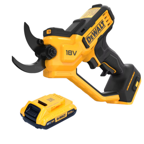 Tijeras de podar a batería DeWalt DCMPP 568 N 18 V 38 mm + 1x batería 2,0 Ah - sin cargador