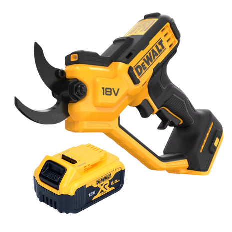 Tijeras de podar a batería DeWalt DCMPP 568 N 18 V 38 mm + 1x batería 5,0 Ah - sin cargador