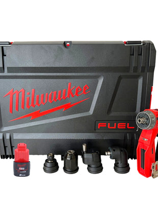 Perceuse-visseuse sans fil Milwaukee M12 FDDXKIT-201X 12V 34 Nm sans balais + 1x batterie 2,0 Ah + boîtier HD - sans chargeur