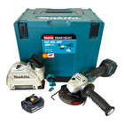 Makita DGA 514 F1JU1 amoladora angular a batería 18 V 125 mm sin escobillas + 1x batería 3,0 Ah + Makpac - sin cargador