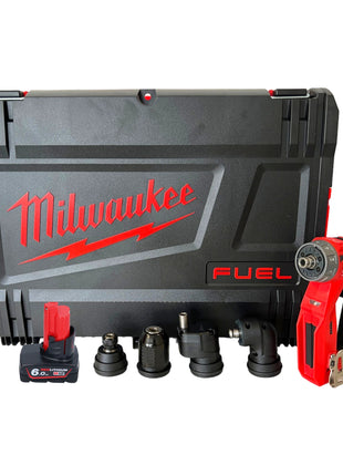 Milwaukee M12 FDDXKIT-601X Akku Bohrschrauber 12V 34 Nm Brushless + 1x Akku 6,0 Ah + HD Box - ohne Ladegerät