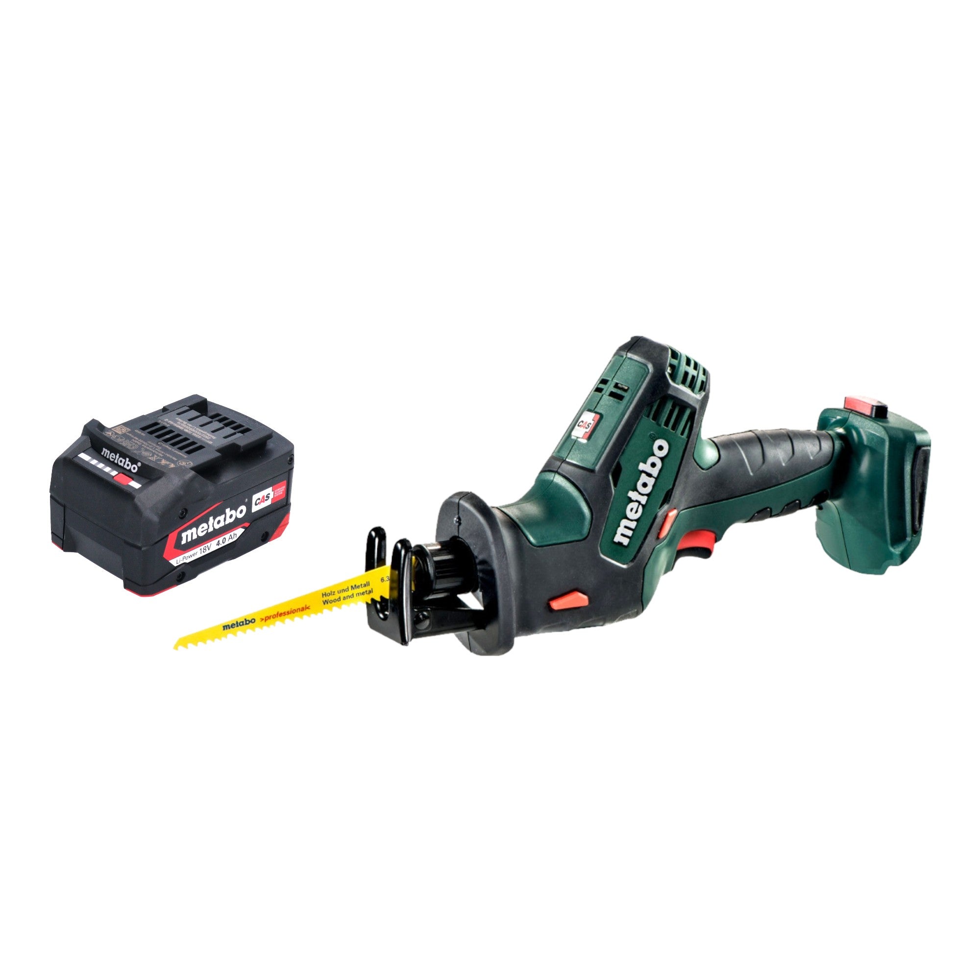 Metabo SSE 18 LTX Compact Akku Reciprosaege Saebelsaege 18 V 13 mm 1x Akku 4 0 Ah ohne Ladegeraet 1 - toolbrothers