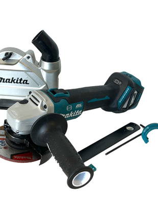 Makita DGA 514 RFJU1 akumulatorowa szlifierka kątowa 18 V 125 mm bezszczotkowa + 2x akumulator 3,0 Ah + ładowarka + Makpac